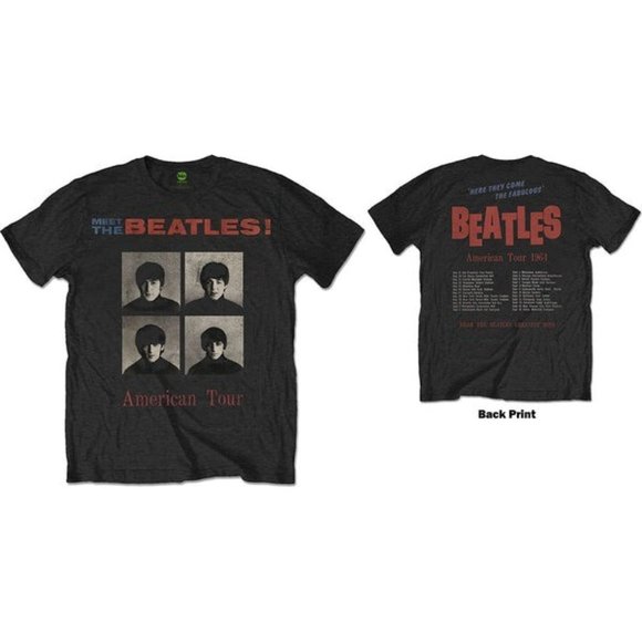 THE BEATLES Attractive T-Shirt, American Tour 1964 - Picture 1 of 1